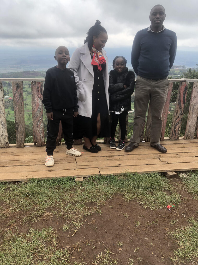 Macharia's family together
